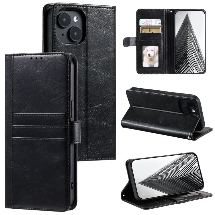 Simple 6-Card Wallet Leather Phone Case, Series 2