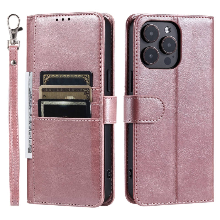 Simple 6-Card Wallet Leather Phone Case, Series 4