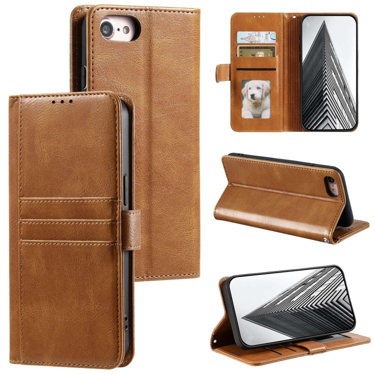 Simple 6-Card Wallet Leather Phone Case, Series 2