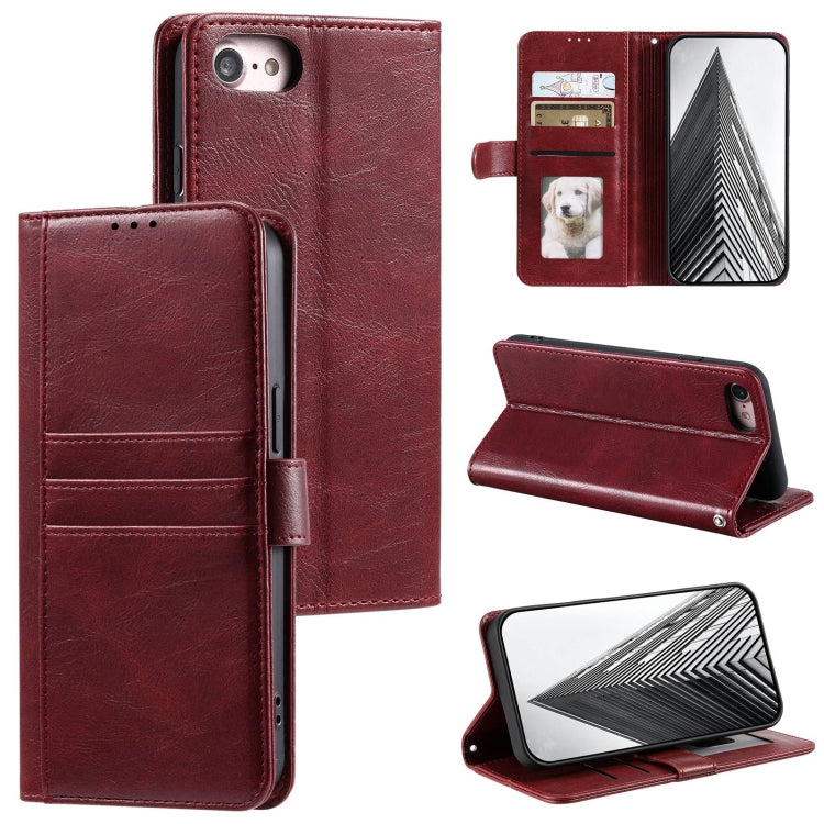 Simple 6-Card Wallet Leather Phone Case, Series 2