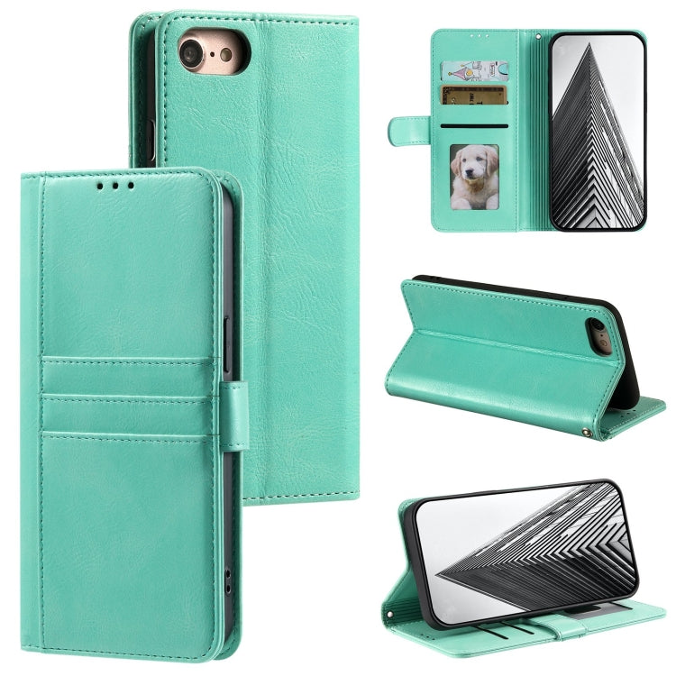 Simple 6-Card Wallet Leather Phone Case, Series 2