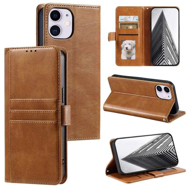 Simple 6-Card Wallet Leather Phone Case, Series 7