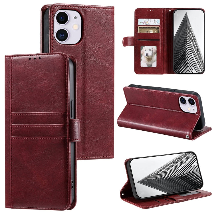 Simple 6-Card Wallet Leather Phone Case, Series 7