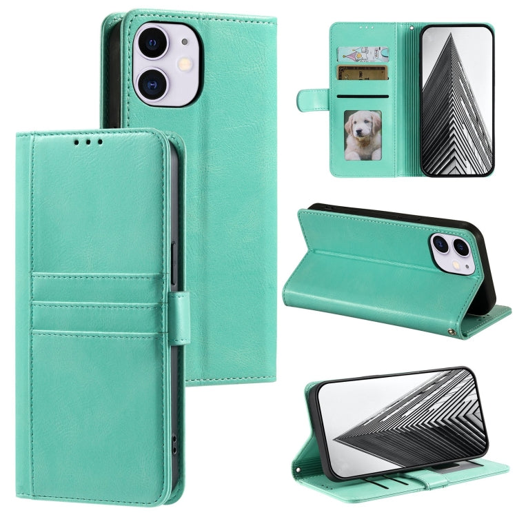 Simple 6-Card Wallet Leather Phone Case, Series 7