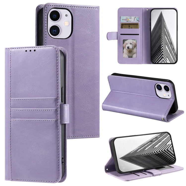 Simple 6-Card Wallet Leather Phone Case, Series 7