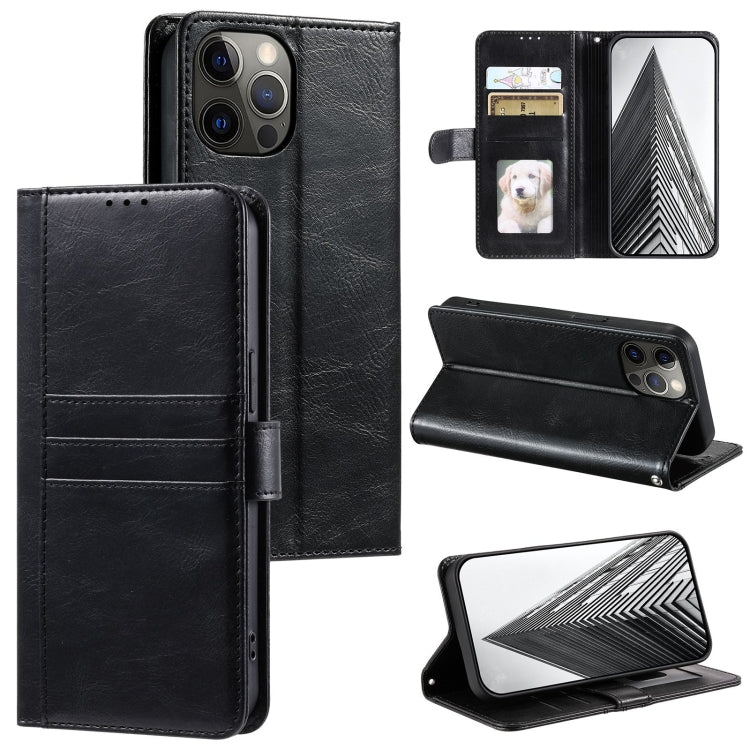 Simple 6-Card Wallet Leather Phone Case, Series 3