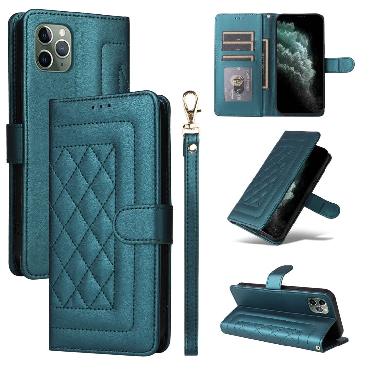 Diamond Lattice Leather Flip Phone Case, Series 5