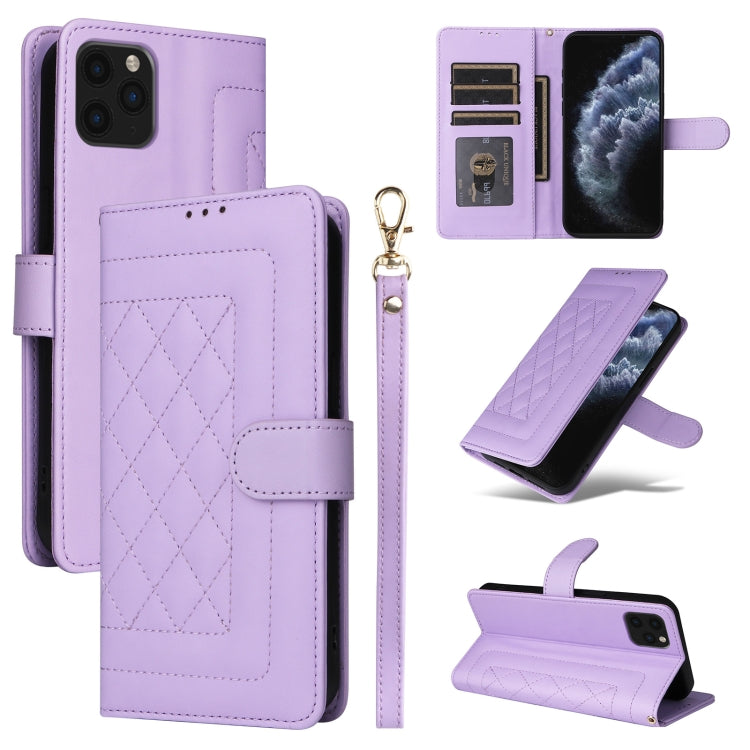 Diamond Lattice Leather Flip Phone Case, Series 2