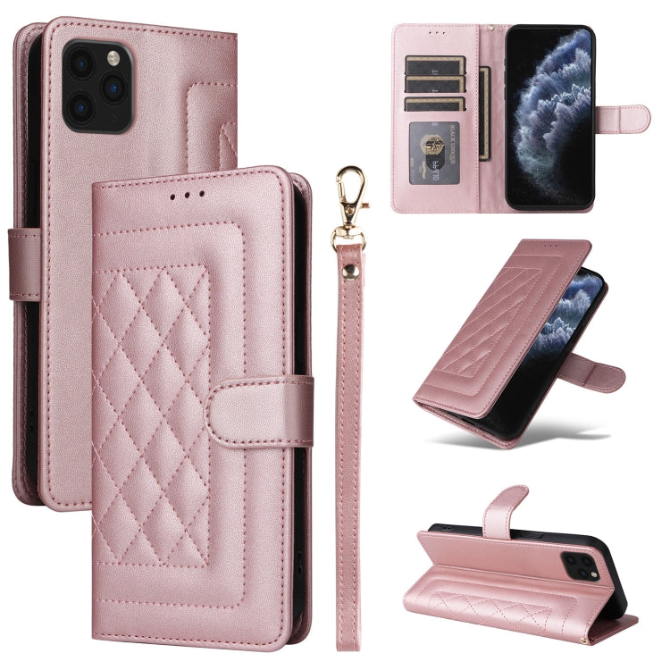 Diamond Lattice Leather Flip Phone Case, Series 2