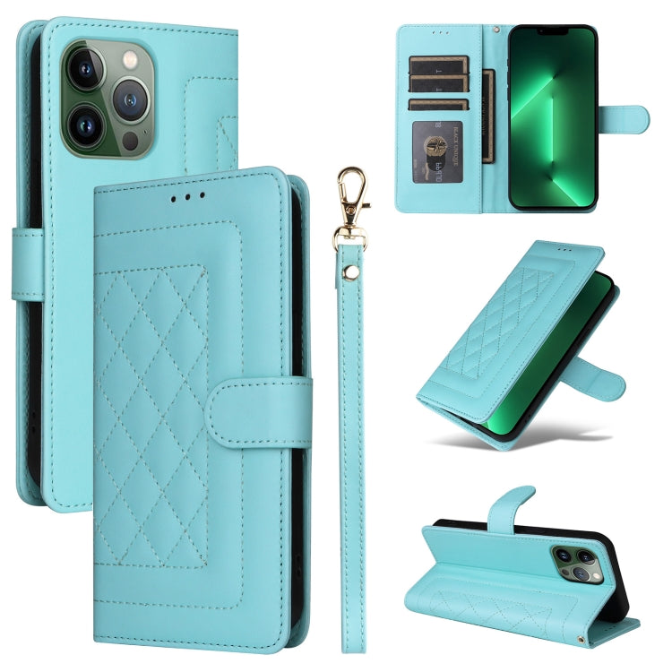 Diamond Lattice Leather Flip Phone Case, Series 1