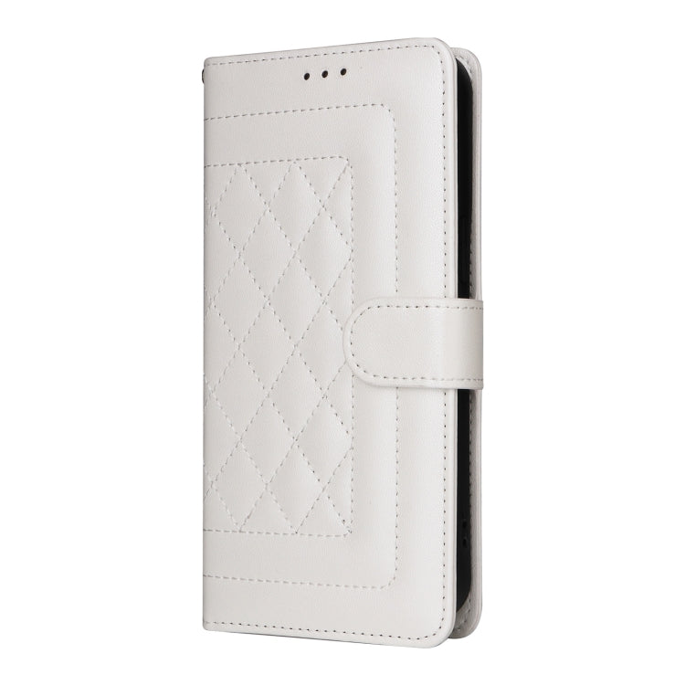 Diamond Lattice Leather Flip Phone Case, Series 3