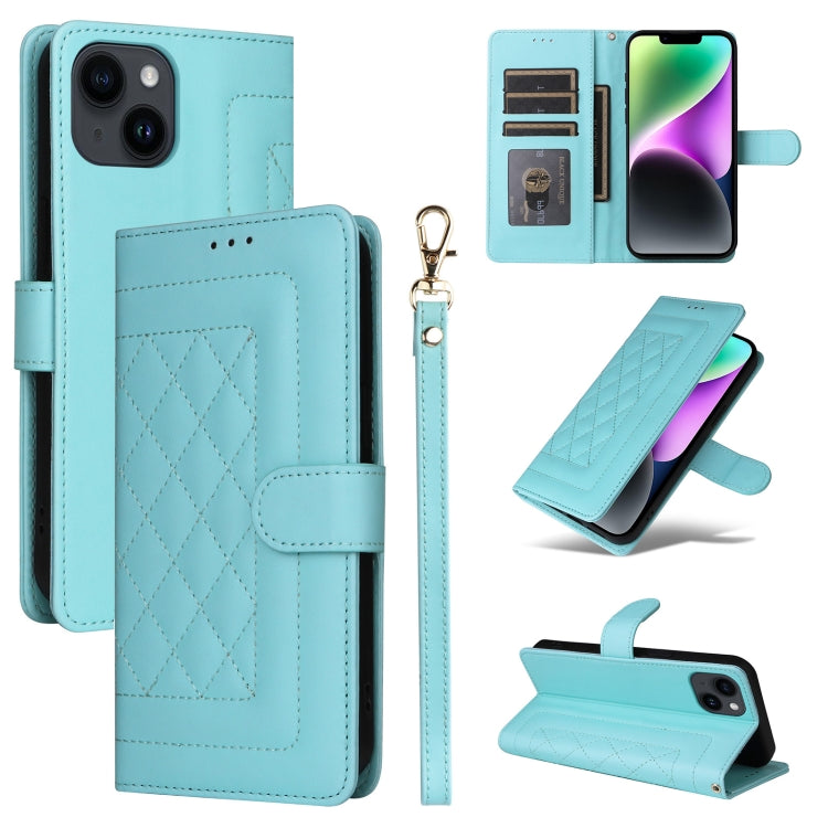 Diamond Lattice Leather Flip Phone Case, Series 2