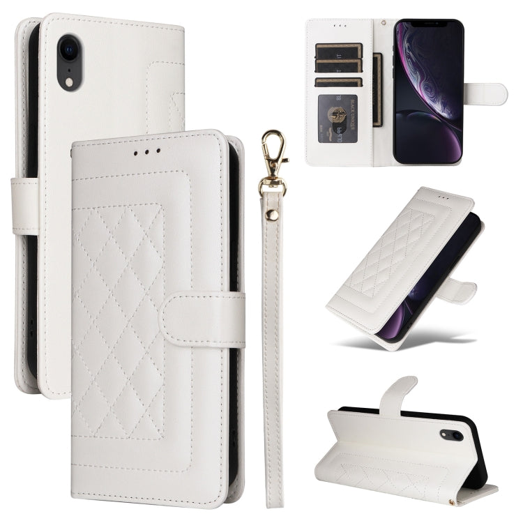 Diamond Lattice Leather Flip Phone Case, Series 1