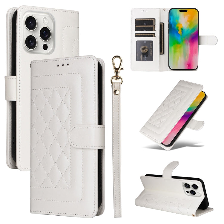 Diamond Lattice Leather Flip Phone Case, Series 3