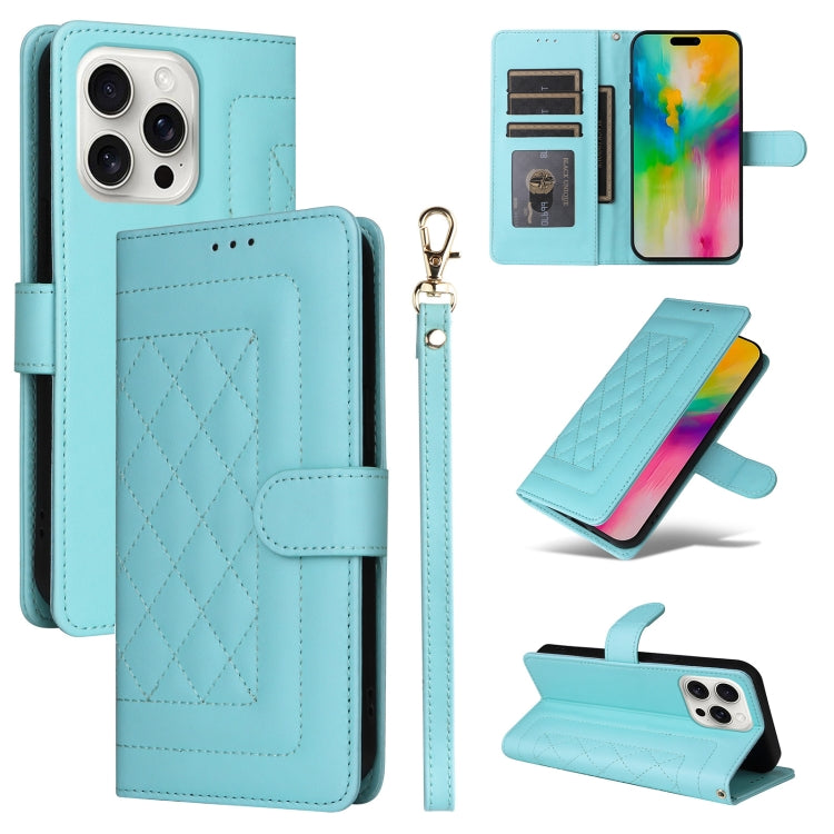 Diamond Lattice Leather Flip Phone Case, Series 3