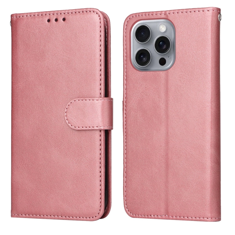 Classic Calf Texture Flip Leather Phone Case, For iPhone 16 Pro Max, For iPhone 16 Pro, For iPhone 16 Plus, For iPhone 16, For iPhone SE 20224