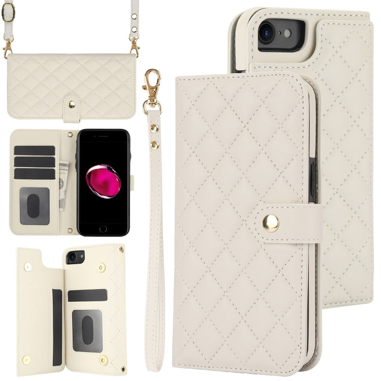 Crossbody Multifunction Rhombic Leather Phone Case, Series 2