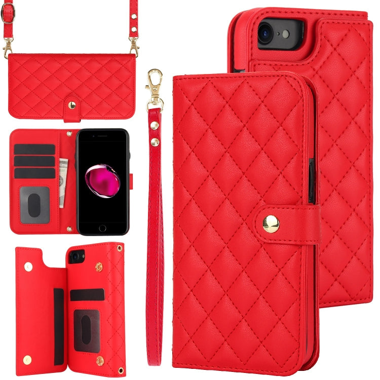 Crossbody Multifunction Rhombic Leather Phone Case, Series 2