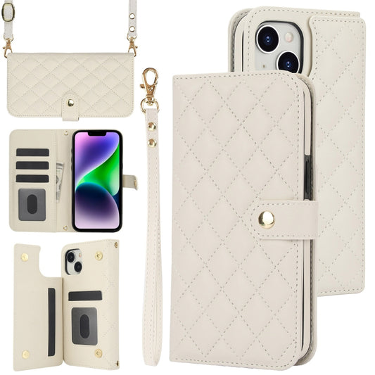 Crossbody Multifunction Rhombic Leather Phone Case, Series 6