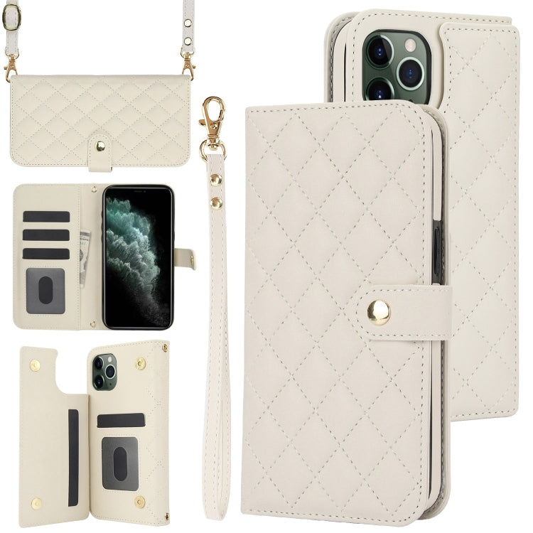 Crossbody Multifunction Rhombic Leather Phone Case, Series 2