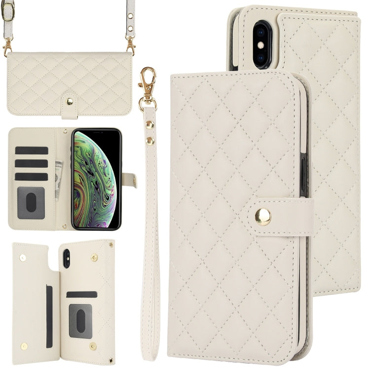 Crossbody Multifunction Rhombic Leather Phone Case, Series 3