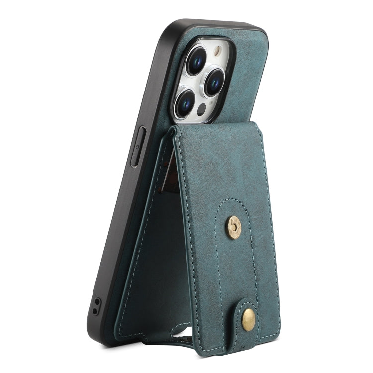 Denior D14 NK Retro Pattern MagSafe Magnetic Card Holder Leather Phone Case, Series 2