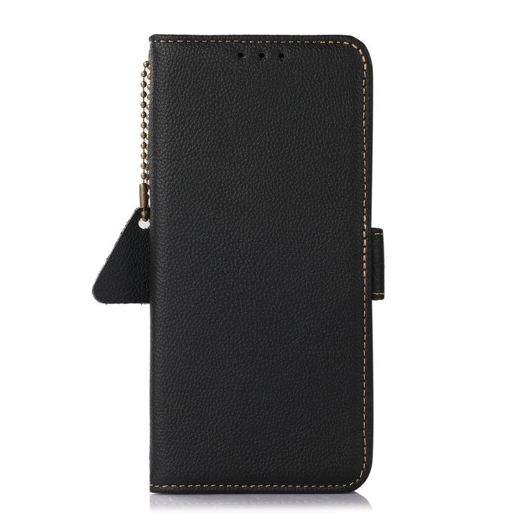 Side-Magnetic TJ Genuine Leather RFID Phone Case, For iPhone 16 Pro Max, For iPhone 16 Pro, For iPhone 16 Plus, For iPhone 16, For iPhone SE 2024