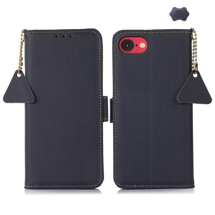 Side-Magnetic TJ Genuine Leather RFID Phone Case