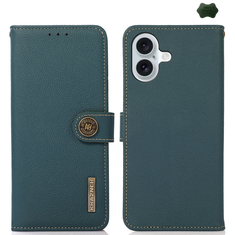 KHAZNEH Custer Genuine Leather RFID Phone Case