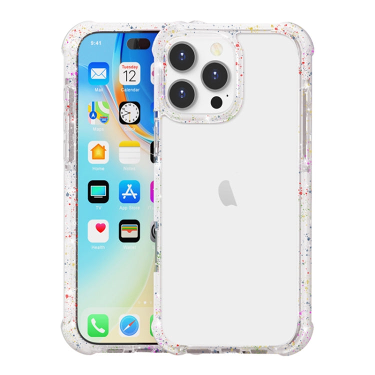 Acrylic Color Point Transparent Phone Case