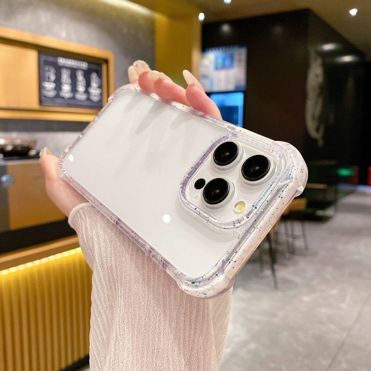 Acrylic Color Point Transparent Phone Case