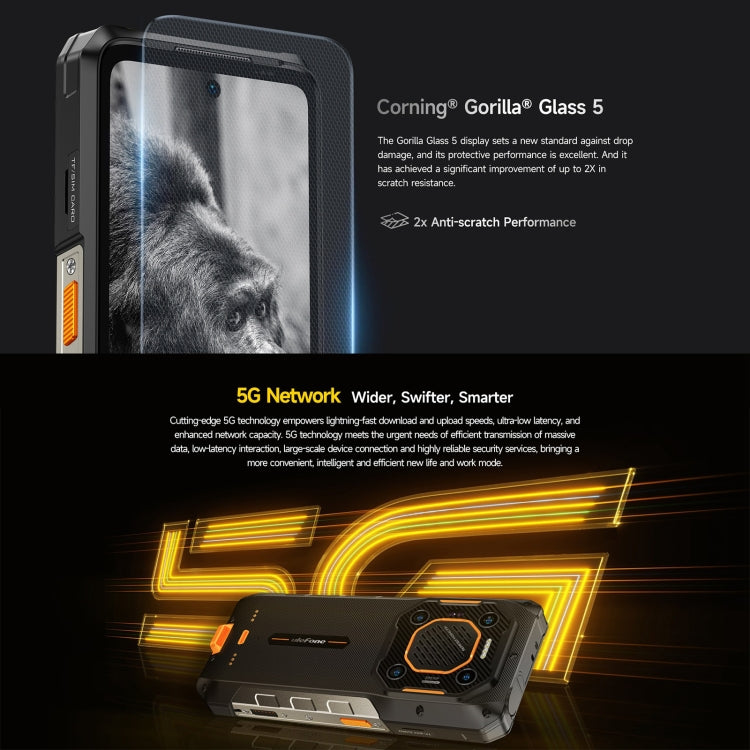 Ulefone Armor 26 Ultra Walkie-Talkie Version Rugged Phone, 6.78 inch Android 13 MediaTek Dimensity 8020 Octa Core, Network: 5G, NFC