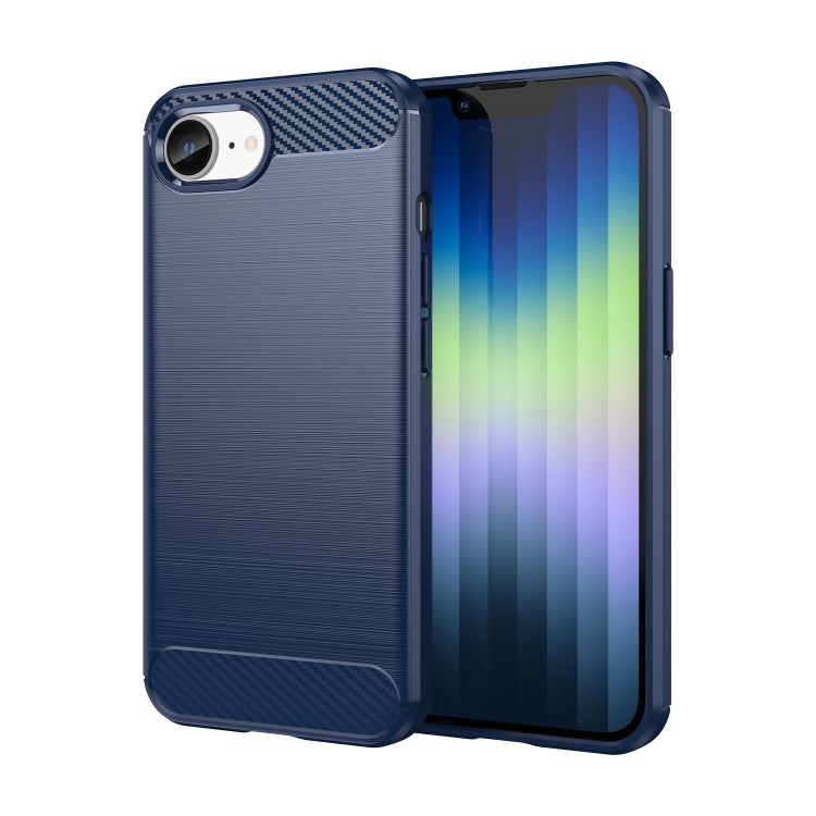 Brushed Texture Carbon Fiber TPU Phone Case