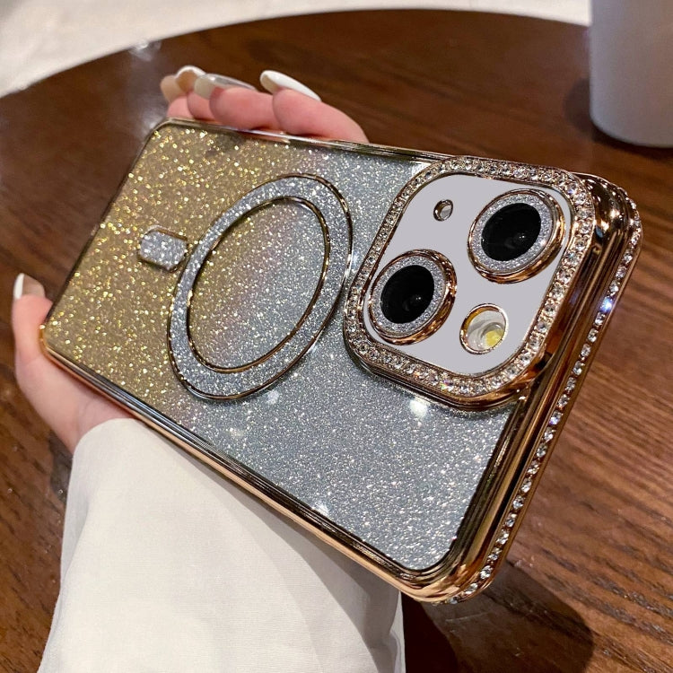 Diamond Gradient Glitter Plated MagSafe Phone Case, Series 3