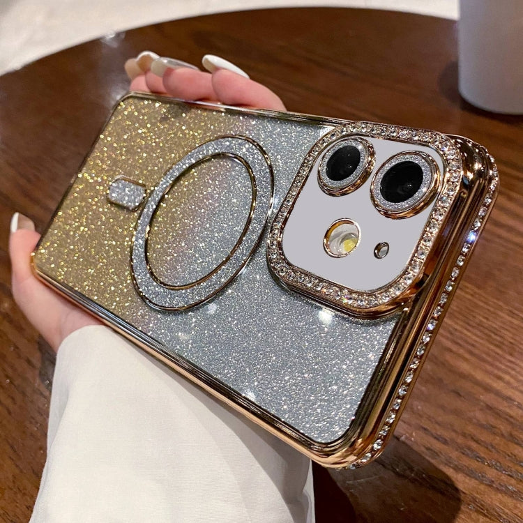 Diamond Gradient Glitter Plated MagSafe Phone Case, Series 1