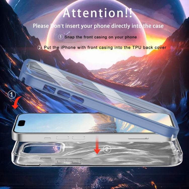 IMD Gradient Feather PC Hybrid TPU Phone Case, Series 3