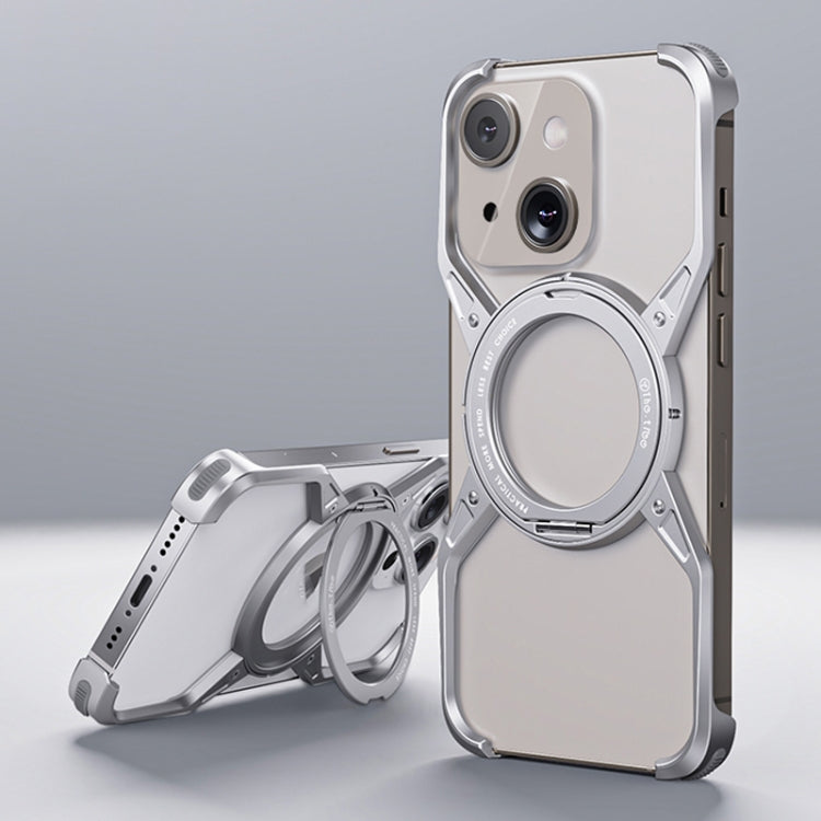 Aluminum Alloy Frameless 360-Degree Rotating Phone Case