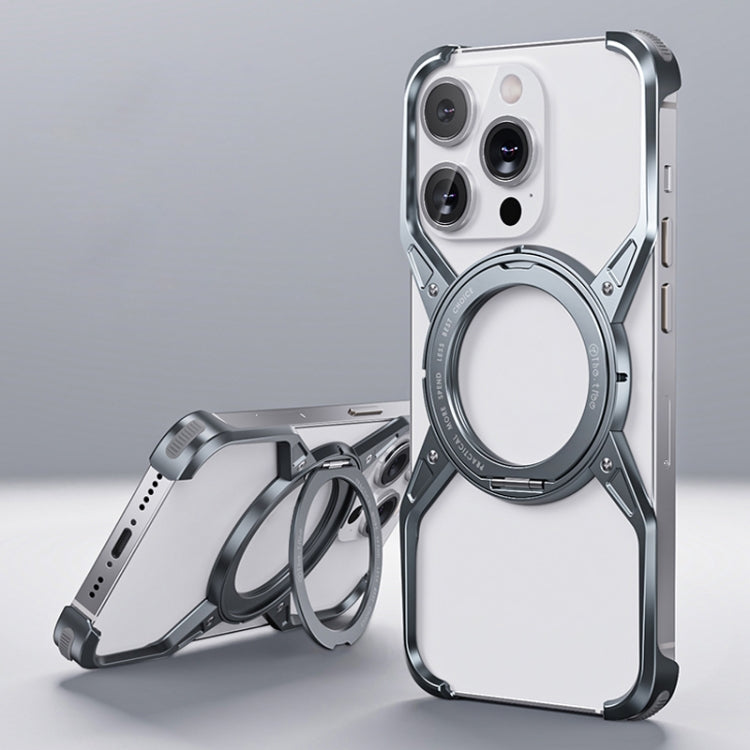 Aluminum Alloy Frameless 360-Degree Rotating Phone Case