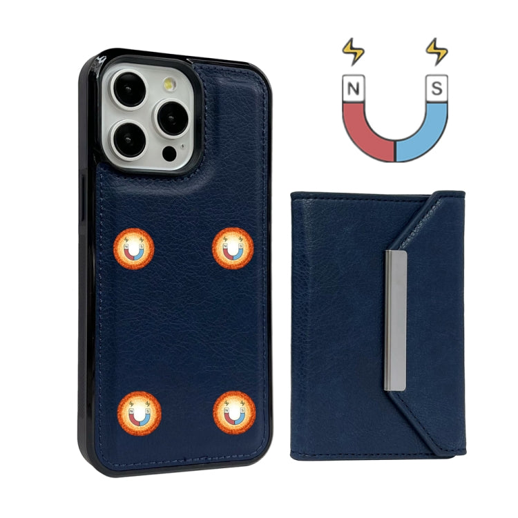 Solid Color Metal Buckle Card Slots Bag Phone Case, Series 3