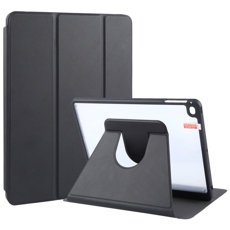 GEBEI Acrylic TPU 3-folding Rotating Smart Tablet Leather Case withh Pen Slot, Series 2