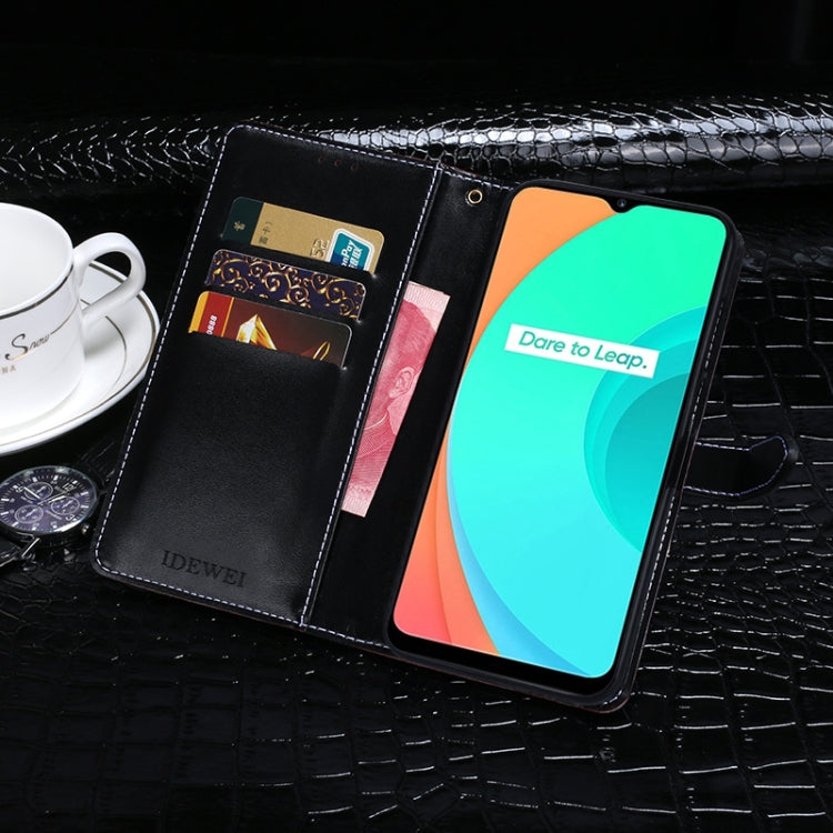 idewei Crocodile Texture Horizontal Flip Leather Case with Holder & Card Slots & Wallet, For Oppo Realme C11, For Vivo X50 Pro, For Xiaomi Redmi 9C, For Xiaomi Redmi 10X Pro 5G