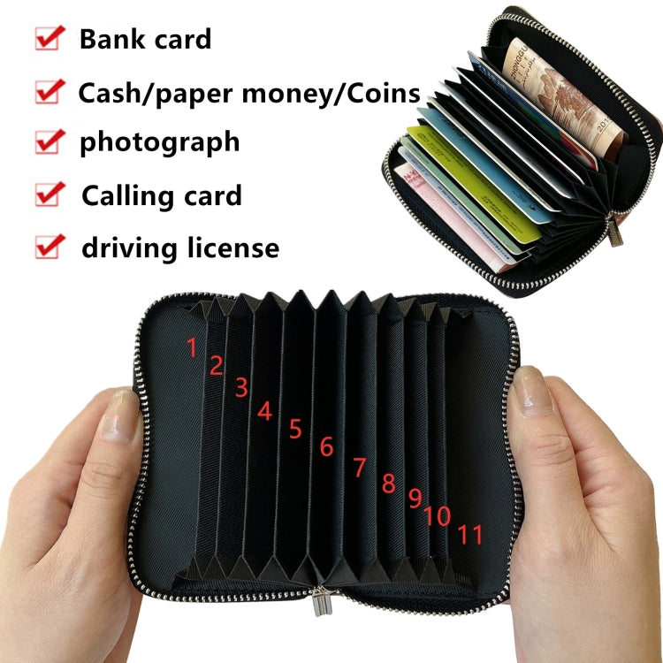 Solid Color Zipper 11-Card Slots Bag Phone Case with Lanyard, For iPhone 14 Pro, For iPhone 14 Pro Max, For iPhone 13 Pro Max, For iPhone 13 Pro, For iPhone 12 / 12 Pro, For iPhone 12 Pro Max