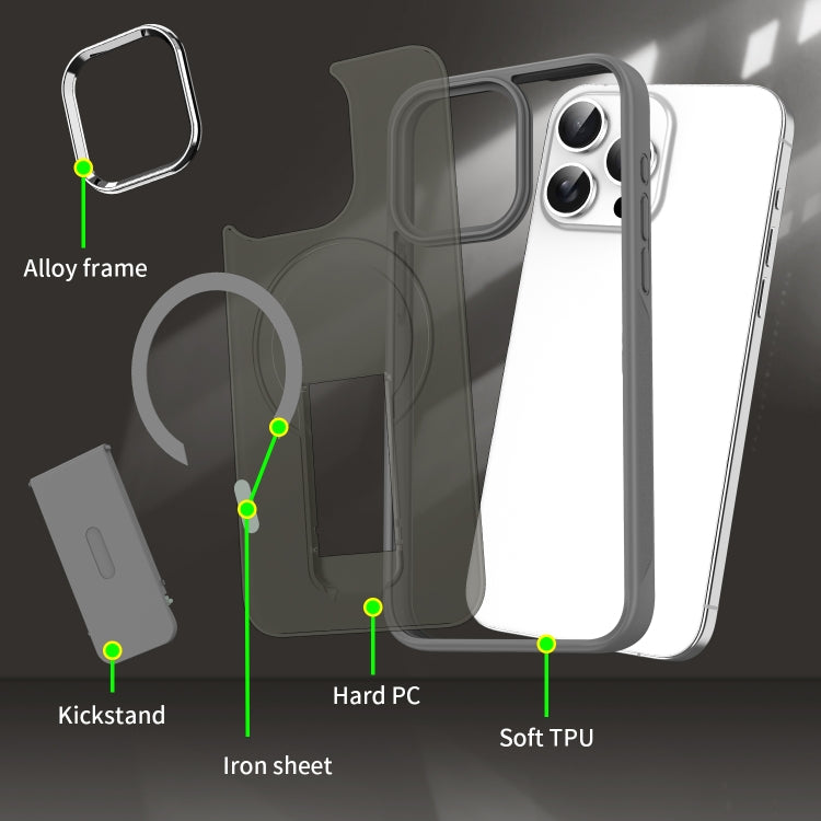 Acrylic Hybrid TPU MagSafe Holder Phone Case, Series 1