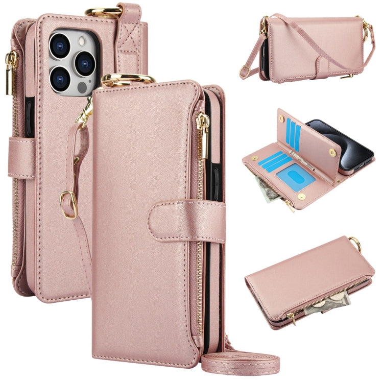 Crossbody Ring Multifunctional Wallet Leather Phone Case, Series 2