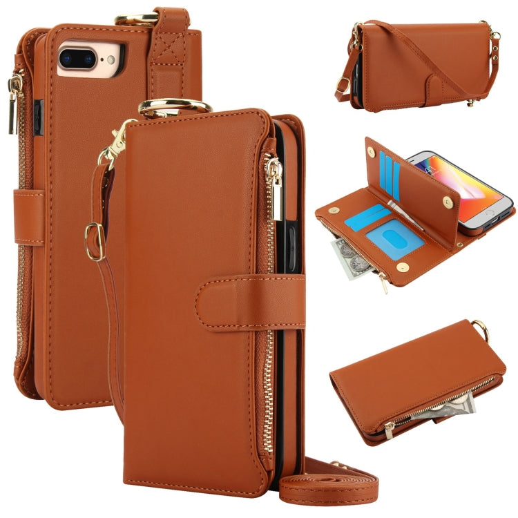 Crossbody Ring Multifunctional Wallet Leather Phone Case, Series 2