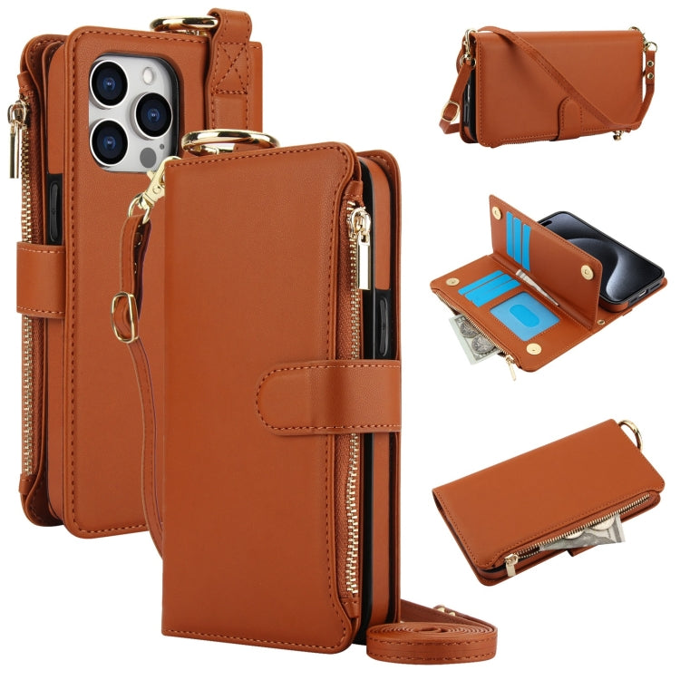 Crossbody Ring Multifunctional Wallet Leather Phone Case, Series 5