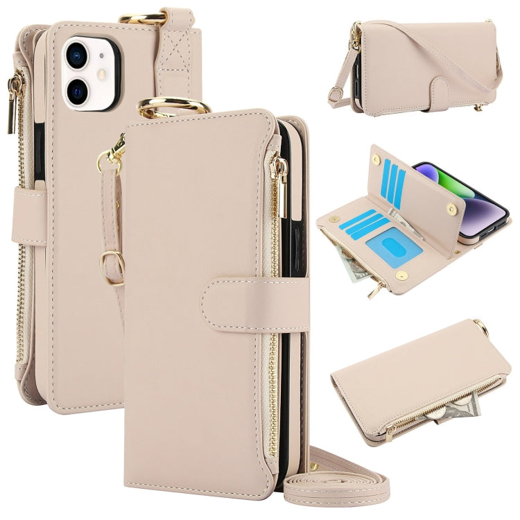 Crossbody Ring Multifunctional Wallet Leather Phone Case, Series 7