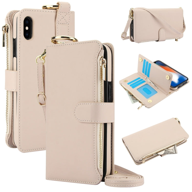 Crossbody Ring Multifunctional Wallet Leather Phone Case, Series 3