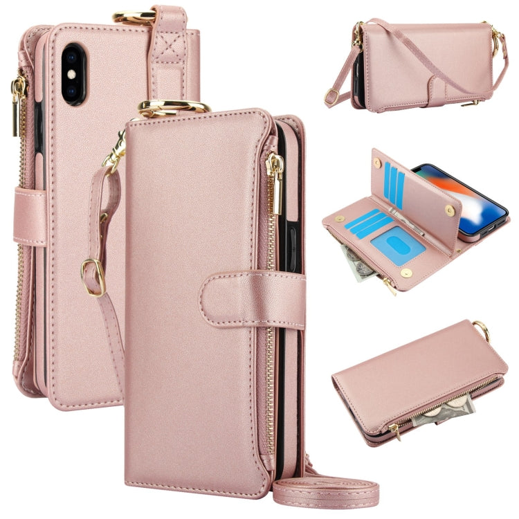 Crossbody Ring Multifunctional Wallet Leather Phone Case, Series 3