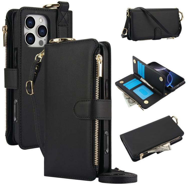 Crossbody Ring Multifunctional Wallet Leather Phone Case, Series 3